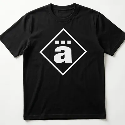 Minimalist Die Ärzte shirt featuring the band's name in black and white typography — printed on a unisex t-shirt