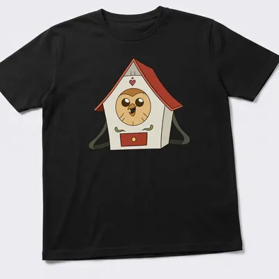 Cartoon owl character named Hooty with vibrant colors and playful expression