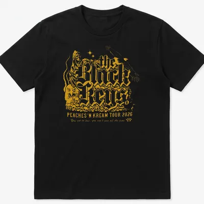 Vintage concert style t-shirt featuring an eagle and Black Keys tour text